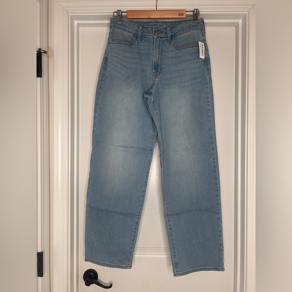 Women’s Old Navy High-Rise Wow Loose Light Wash Size 8 Jeans - Picture 8 of 14